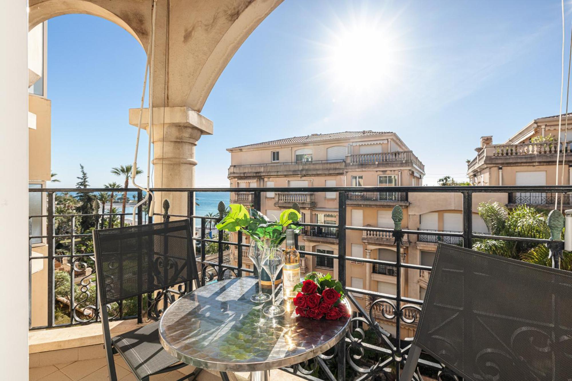 St.Roch : Vue Mer, Parking, Clim Menton Exteriér fotografie